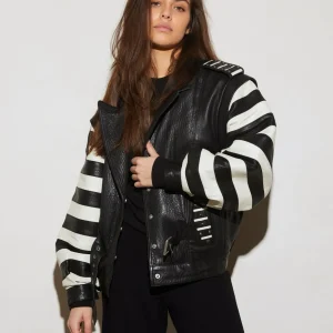 STIEGLITZ Leather Gael Biker Jacket | Black Online
