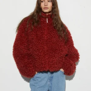 STIEGLITZ Milana Cropped Fluffy Puffer | Brown Fashion