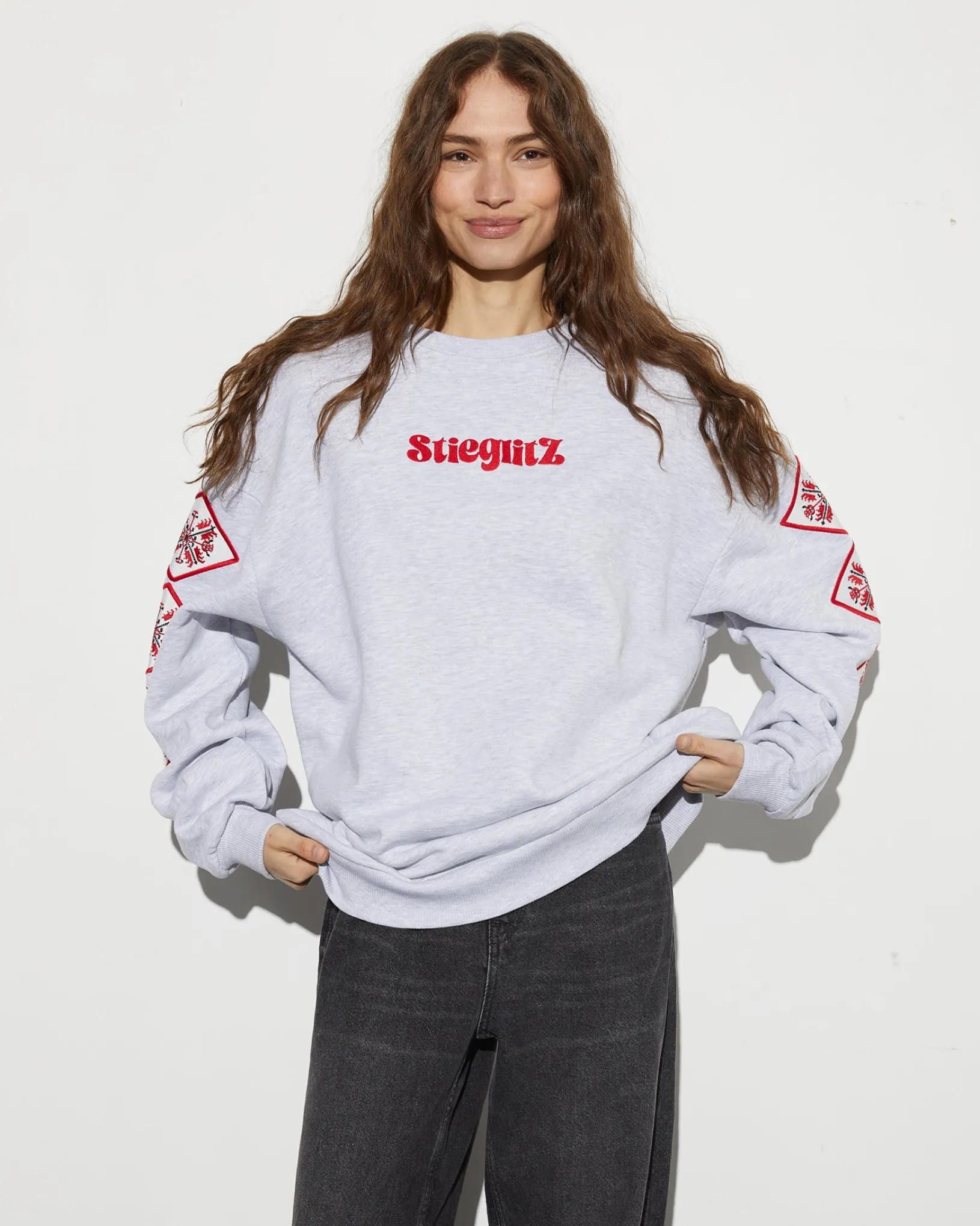 silvi_sweater__melange_grey_1.webp STIEGLITZ Silvi Sweater | Melange Grey Cheap