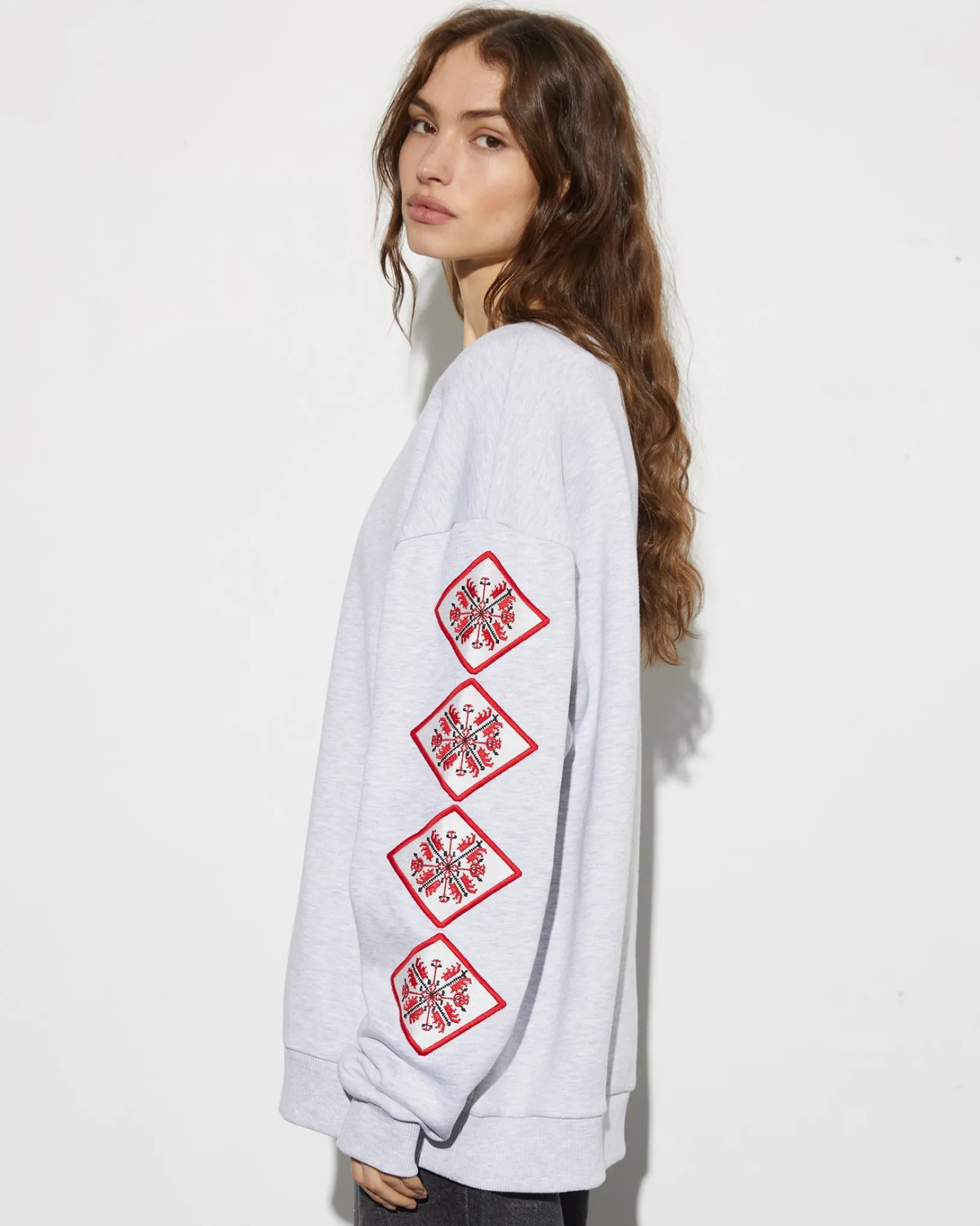 silvi_sweater__melange_grey_2.webp STIEGLITZ Silvi Sweater | Melange Grey Cheap
