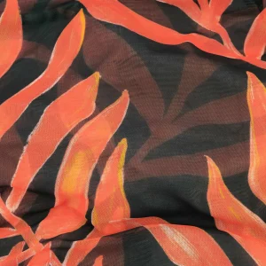 STIEGLITZ Tais Mesh Jurk | Orange Discount