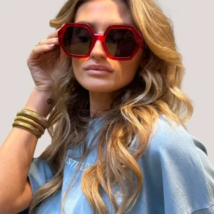 STIEGLITZ Ula Sunglasses | Red Discount