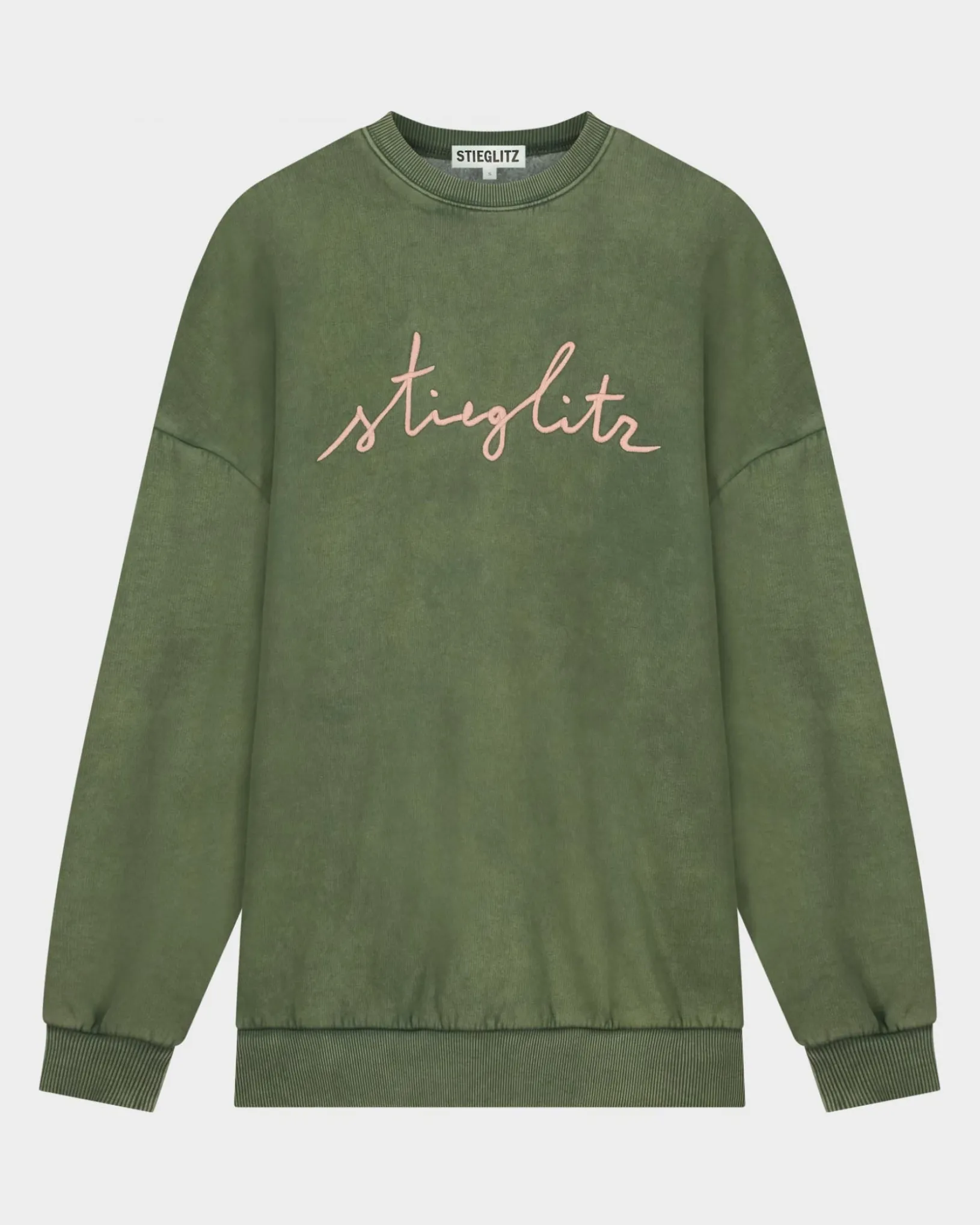worn_out_sweater__green_0.webp STIEGLITZ Worn Out Sweater | Green Flash Sale