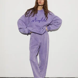 STIEGLITZ Worn Out Sweater | Washed Purple Fashion